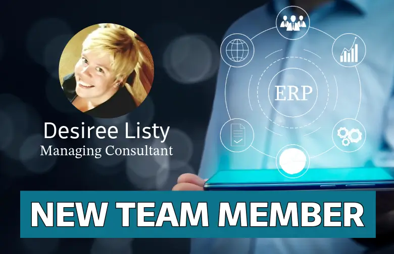 Desiree Listy joins SAS as Managing Consultant specializing in SYSPRO ERP for manufacturing