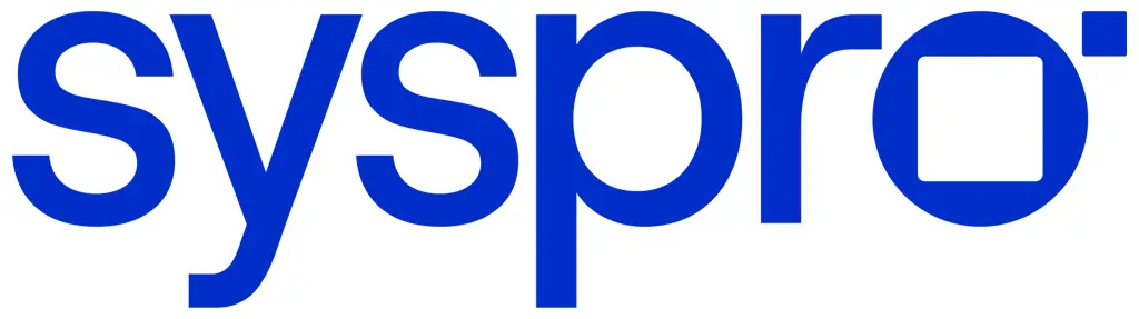 SYSPRO ERP software logo for manufacturing and distribution business management